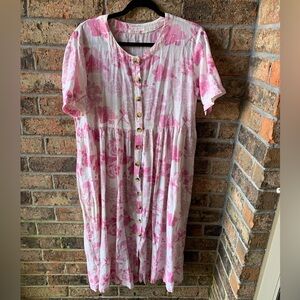 Bombay Paisley pink floral dress